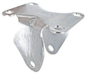 3-1/2" x 1-1/4" Rigid Caster Frame 2-3/8" x 3-5/8" Top Plate
