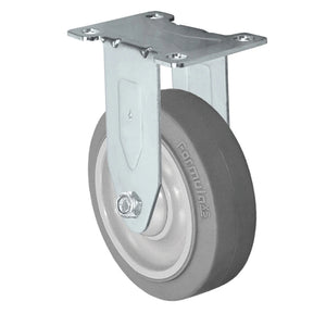 4" TPR Rigid Stainless Caster – 300 lb