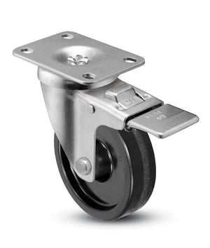 4" x 1-1/4" Phenolic Total Lock Caster – 350 lb