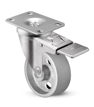 3" x 1-1/4" Semi-Steel Total Lock Caster – 350 lb