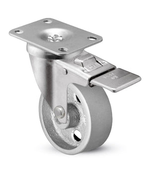 4" x 1-1/4" Semi-Steel Total Lock Caster – 350 lb