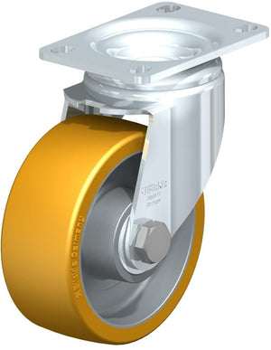 4" x 1-9/16" Softhane Polyurethane Swivel Caster – 615 lb