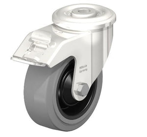 4" x 1.5" Swivel Caster with Brake – 330 lb