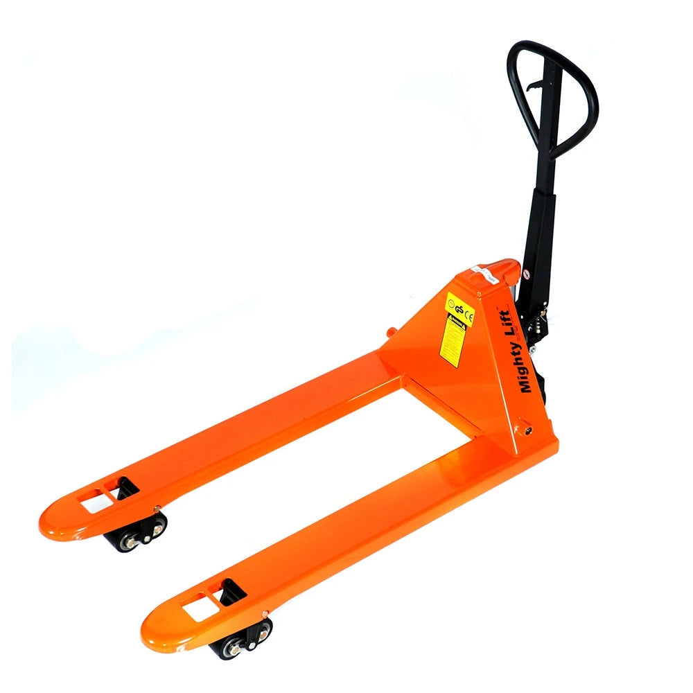 ML110 Heavy Duty High Capacity Pallet Jack - 11,000 lbs Capacity | 27 Inch x 48 Inch Industrial CasterHQ