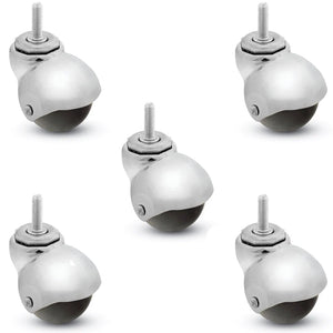 Shepherd PBH20634BC-3ED-SET 2" x 1" Polyolefin Caster — 80 lb