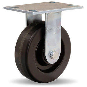 Hamilton R-626-P 6" x 2" Plastex Phenolic Rigid Caster – 1200 lb