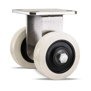 Hamilton R-WHS2-4HWRSB 4" x 1-3/8" Ultratherm Dual Wheel Rigid Caster