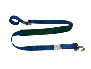 3,333 lb Heavy-Duty Cargo Strap 2" x 14' Swivel J Hook