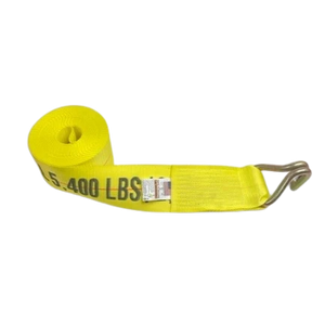 5,400 lb Heavy-Duty Winch Strap 4" x 30' w/ Chain Anchor End