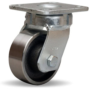 Hamilton S-52K-4FSB 4" x 2" Forged Steel Swivel Kingpinless Caster