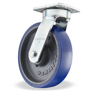 Hamilton S-52K-8SPB 8" x 2" Ergo-Glide Swivel Kingpinless Caster