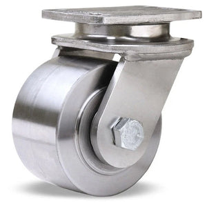 Hamilton S-ENS-4SB 4" x 2" Stainless Swivel Caster – 1/2" Bearing