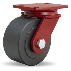Hamilton S-FM-63NYB 6" x 3" Nylast Swivel Caster – 2200 lb