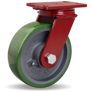 Hamilton S-FM-8DB 8" x 2 1/2" Duralast Swivel Caster – 2000 lb