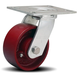 Hamilton S-GS-5MB 5" x 2" Metal Swivel Caster – 1250 lb