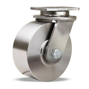 Hamilton S-HENS-5HFSSB 5" x 2" Forged Steel Swivel Stainless Caster – 800 lb