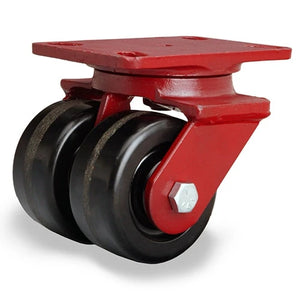 Hamilton 4" x 2" Phenolic Swivel Dual Wheel Caster – 1600 lb