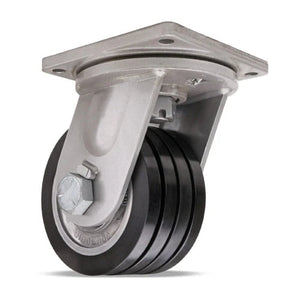 Hamilton S-MD-84SWF70D 8" x 4" UltraGlide Swivel Caster – 5400 lb