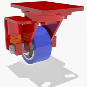 Hamilton S-SPHS-4SPB-2 4"x2" Ergo-Glide Swivel Spring Loaded Caster – 1200 lb