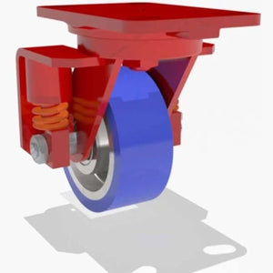 Hamilton 5"x2" Ergo-Glide Swivel Spring Loaded Caster – 1200 lb