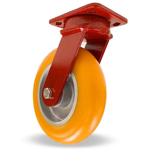 Hamilton S-ZFWH-82EMB 8" x 2" Ergo-Tech Swivel Kingpinless Caster – 1000 lb