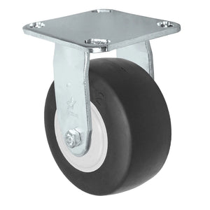 4" x 2" Donut Thermoplastic Rubber Rigid Stainless Caster – 300 lb