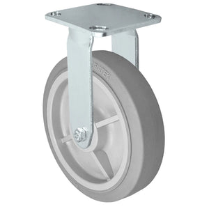 8" x 2" Duratek Rigid Stainless Caster – 675 lb