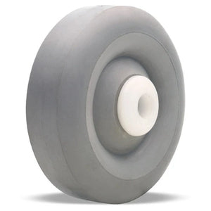 Hamilton 3.5" x 1.25" Gray Rubber Wheel – 240 lb