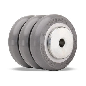 Hamilton W-430-SWC95-3/4 4" x 3" Poly Triple-Wheel Caster – 3/4" Bearing