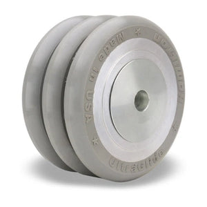 Hamilton W-630-SWC95-1 6" x 3" Polyurethane Triple-Wheel Caster – 6500 lb