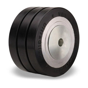 Hamilton 6" x 3" Polyurethane Triple-Wheel Caster – 3100 lb