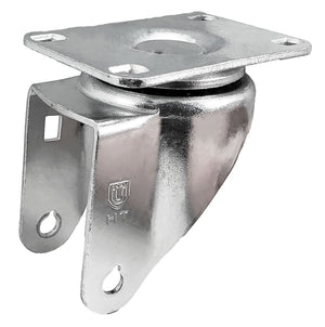 3-1/8" x 4-1/8" Plate Swivel Oven Rack Caster Yoke for 4" Wheel