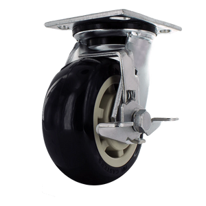 P&H 5" x 2" TPU Swivel Caster – 800 lb