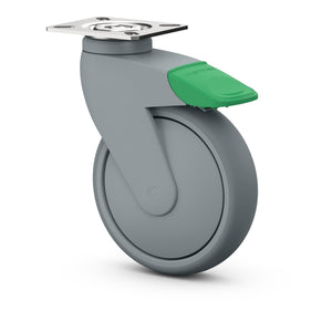 Manner Tango GKL-R-S-100 PTE/K 80 Swivel castors with directional lock — 100mm
