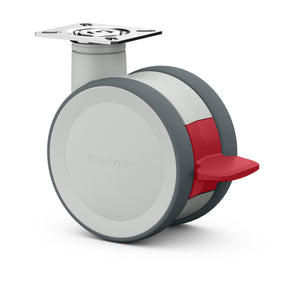 Manner Twist TWL-J-S-100 GP/K H Swivel castors with brake — 100mm