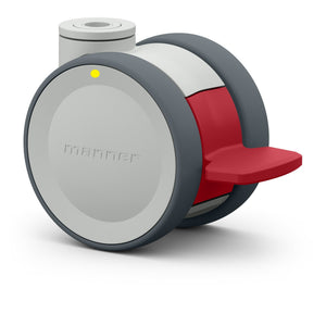 Manner Twist TW-J-S-75 GP/K H A Swivel castors with brake — 75mm