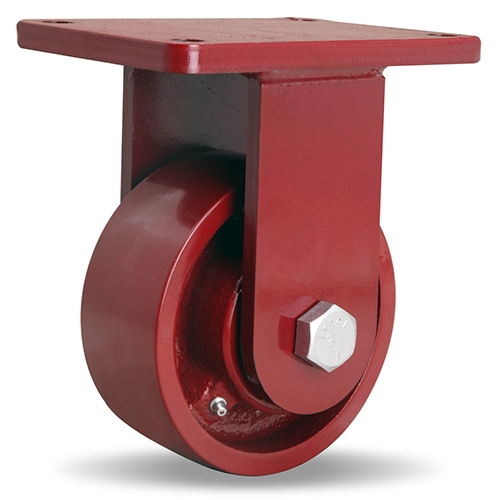 Hamilton Extra Heavy Duty Rigid Caster With X Metal Wheel