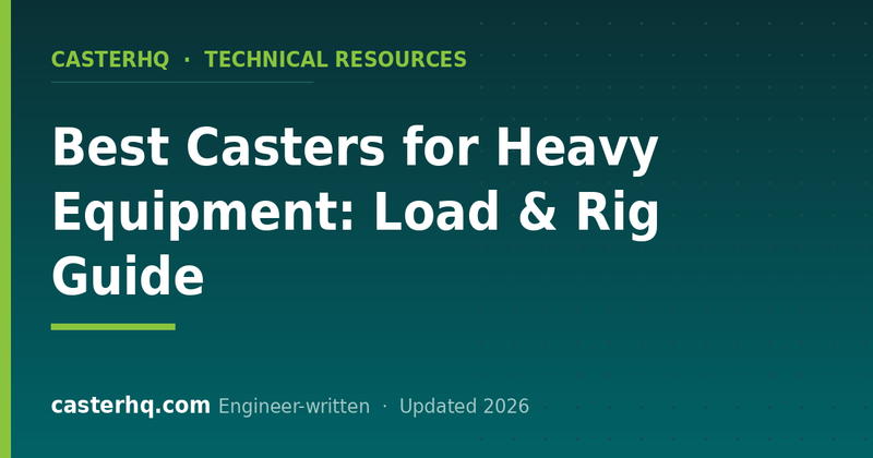 Best Casters for Heavy Equipment: Load & Rig Guide