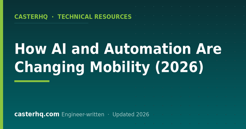 How AI and Automation Are Changing Mobility (2026)
