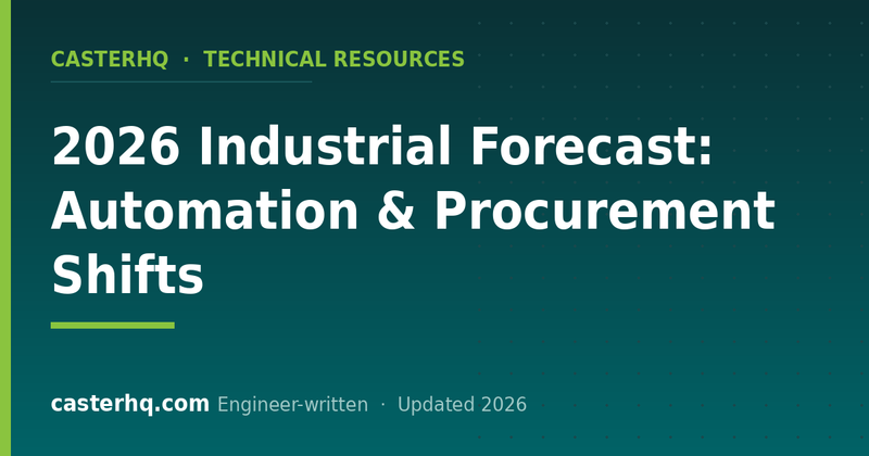 2026 Industrial Forecast: Automation & Procurement Shifts