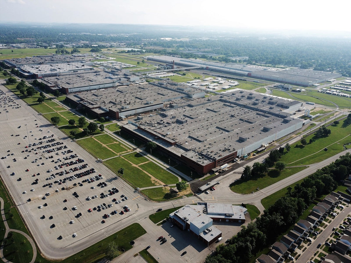 Aerial view of GE Appliances Appliance Park campus in Louisville, Kentucky — GE press photo