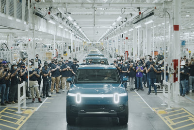 Rivian Normal, Illinois plant floor — manufacturing stand-in, not LITEON's McKinney AI infrastructure campus