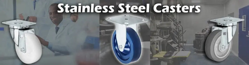 Stainless-Steel-Plate-Mount-Casters CasterHQ