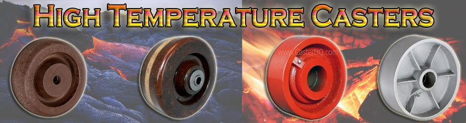 [MOST POPULAR] - 4" Hi-Temp Wheel - PLATE MOUNT - Good for 450Â° F.