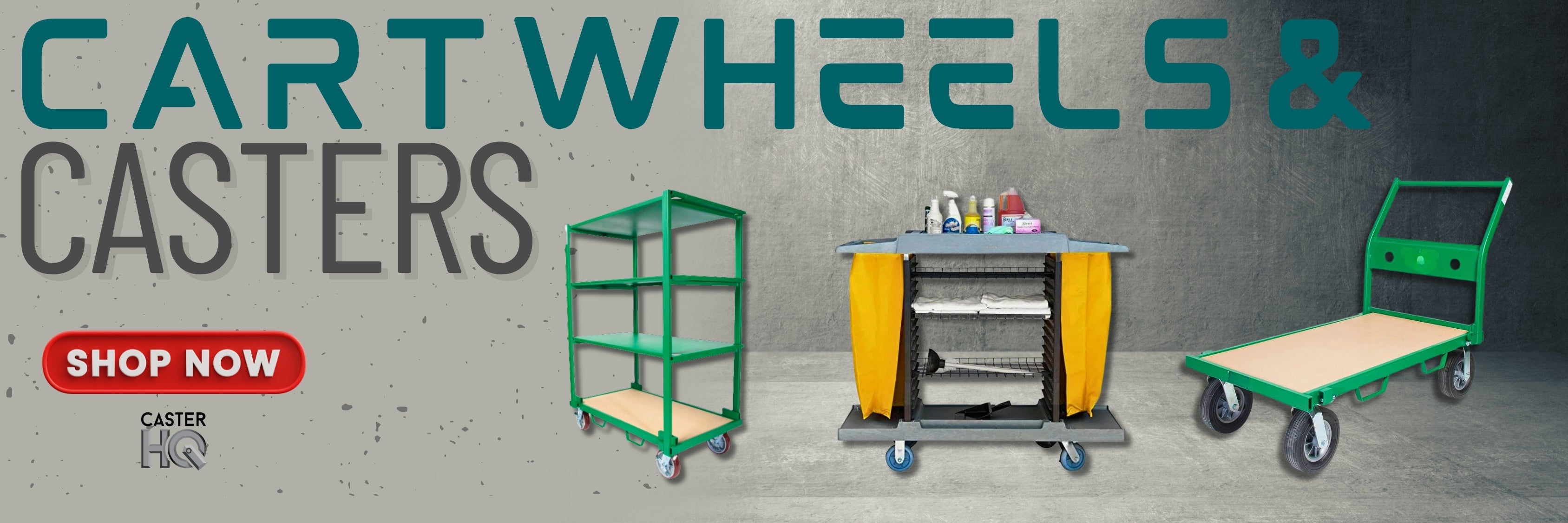 CART WHEELS & CASTERS