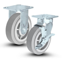 Silent Caster Wheels — Kingpinless Quiet Industrial