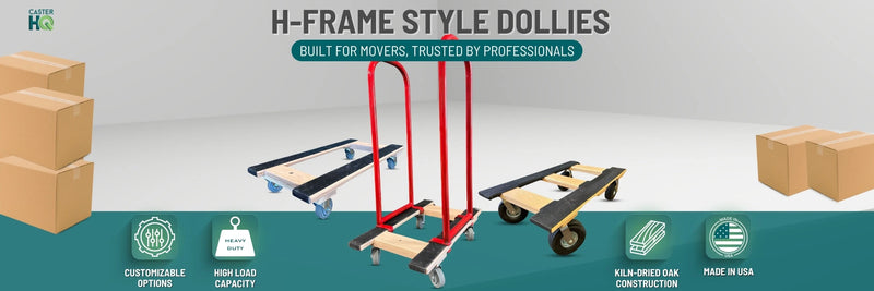 H-Frame-Oak-Dollies CasterHQ