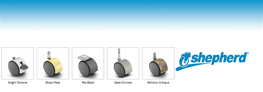 1/4" x 5/8" Threaded Stem Casters