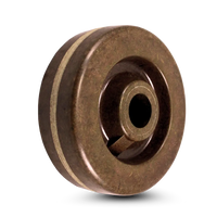 Heavy-Duty High-Temperature Plate Casters &mdash; 4&Prime; x 4-1/2&Prime; Mount, 475&deg;F