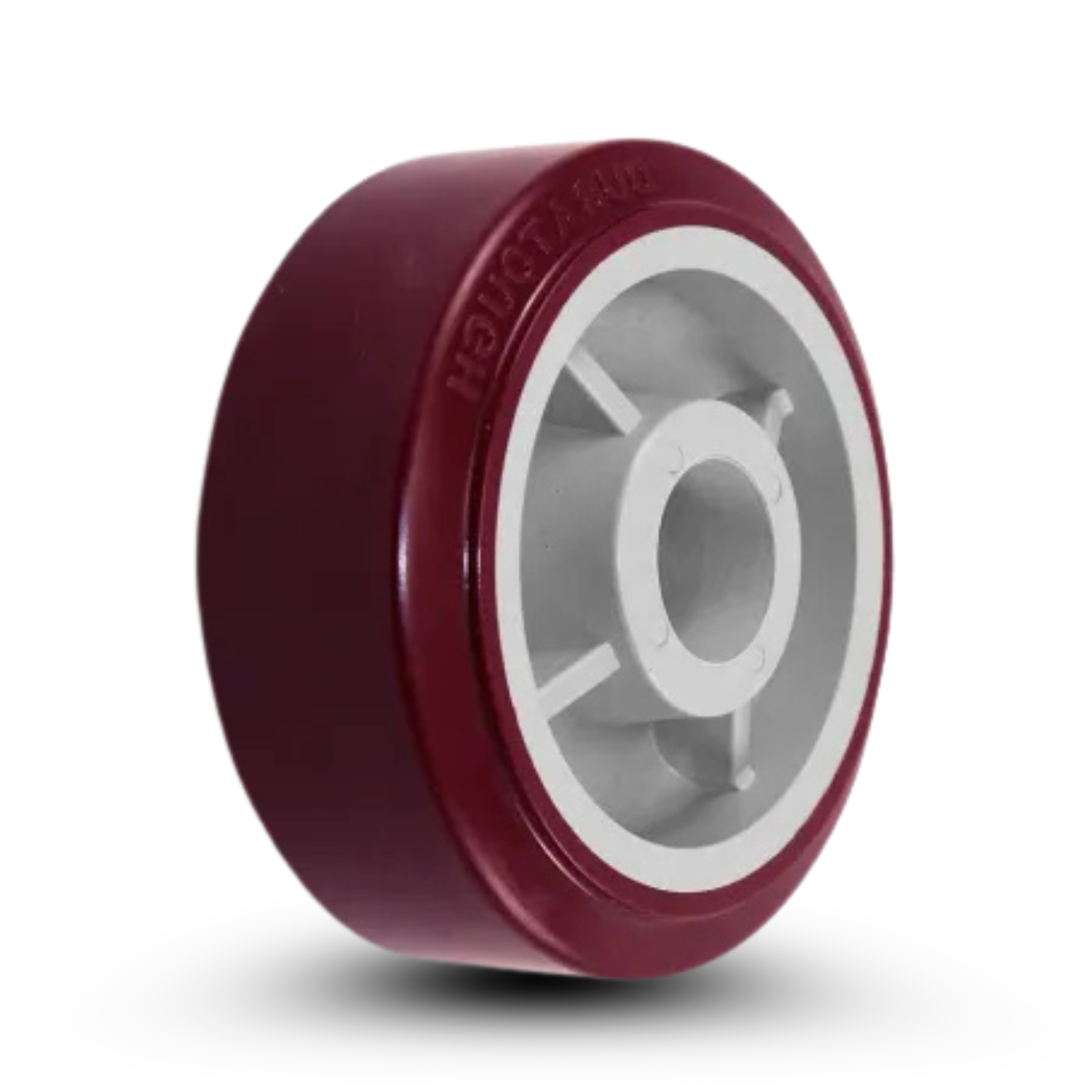 W/ POLYURETHANE ON POLYOLEFIN WHEELS